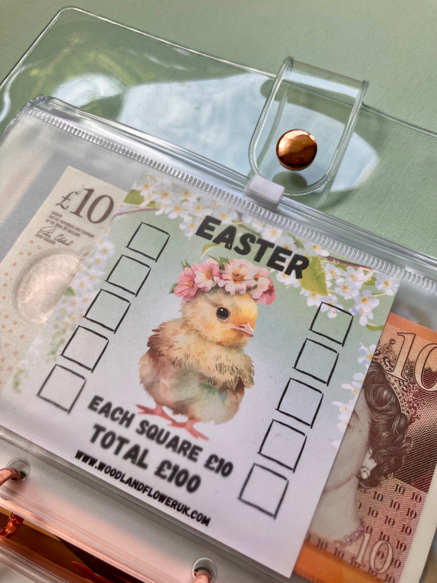 Square mini saving challenge ( Easter )