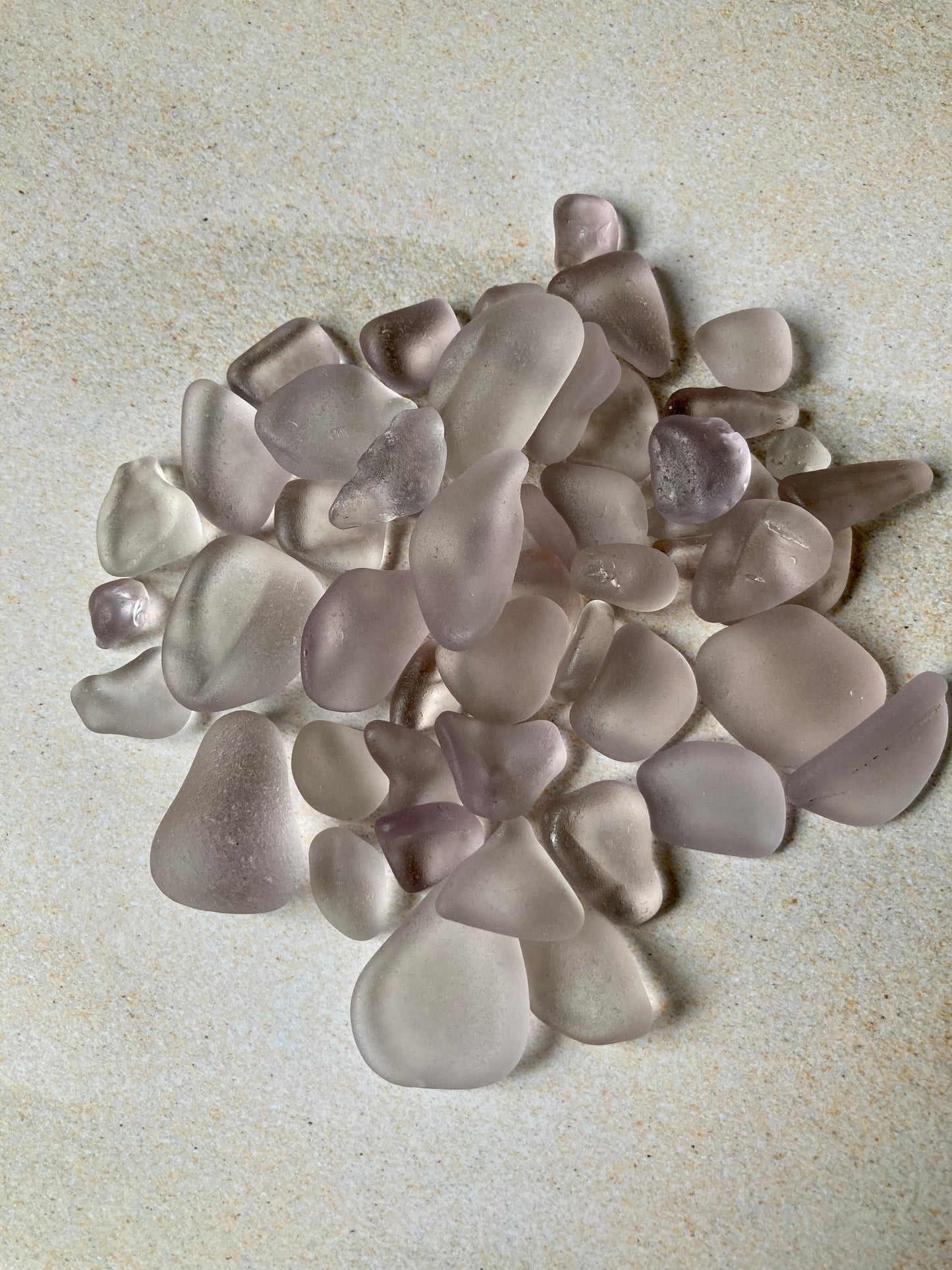 Light pink sea glass pieces•rare sea glass •beach glass collected from Queensferry beach Scotland in 2023