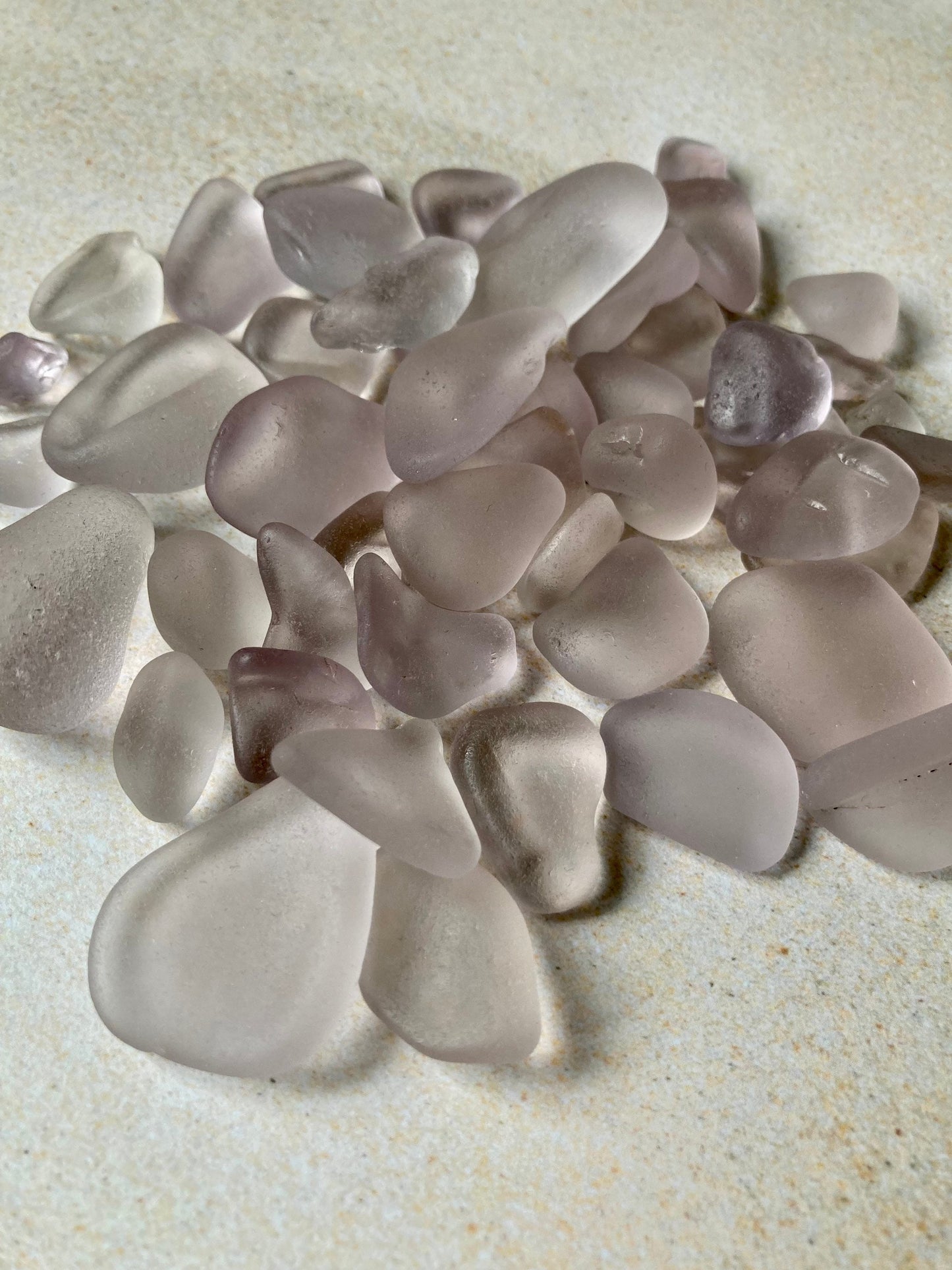 Light pink sea glass pieces•rare sea glass •beach glass collected from Queensferry beach Scotland in 2023